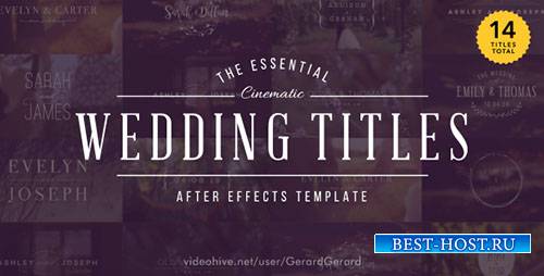 Свадебные Титры - Project for After Effects (Videohive)