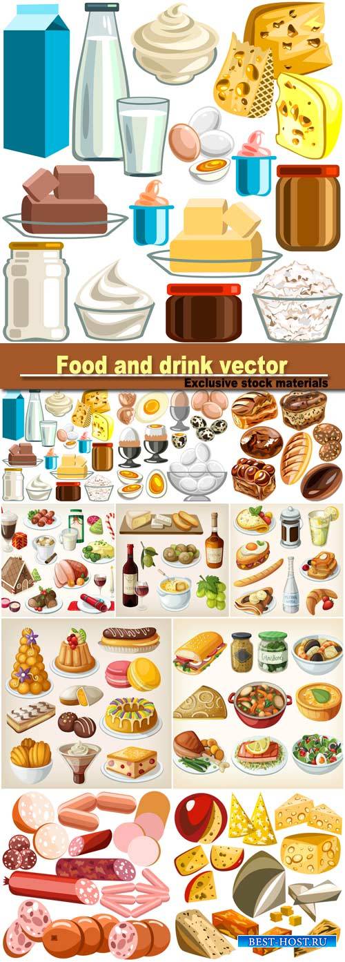 Food and drink vector