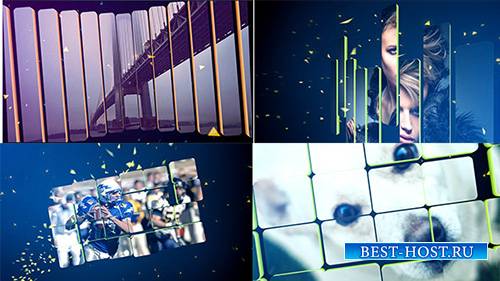 3D сплит слайдшоу - Project for After Effects (Videohive)