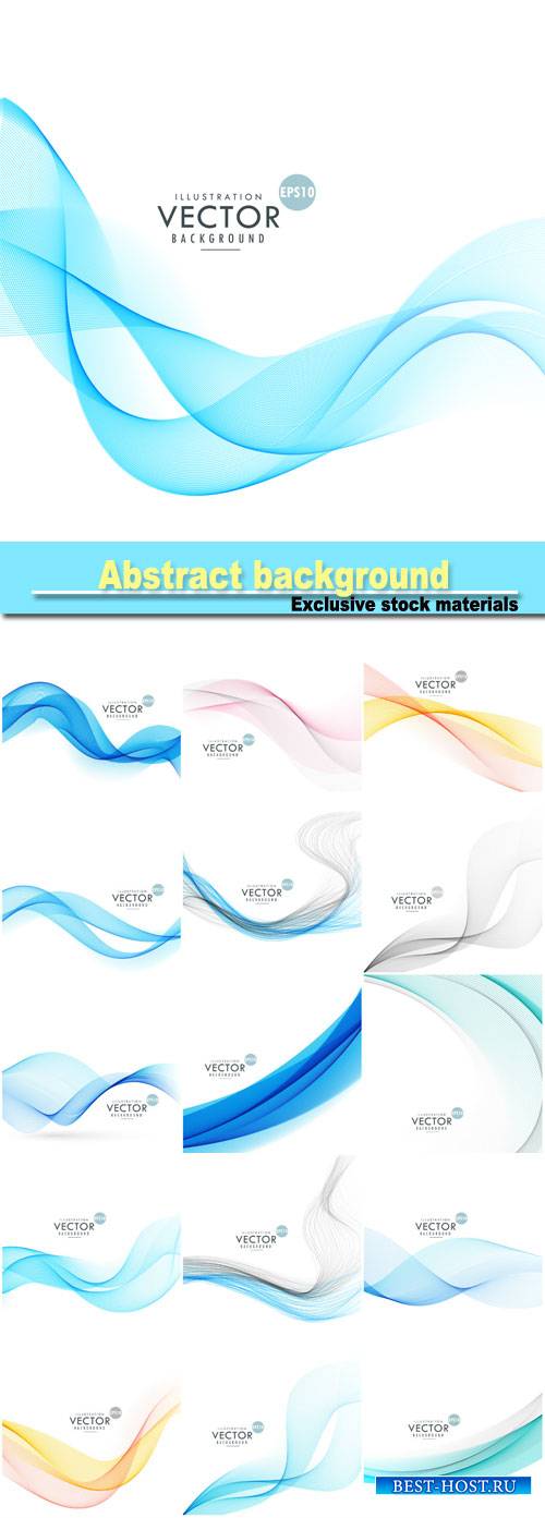 Smoke wave abstract background, abstract lines wave background