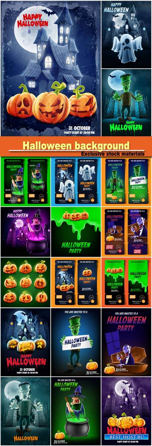 Halloween vector background design