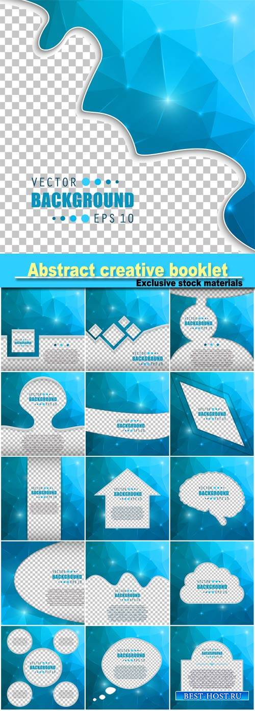 Abstract creative concept vector booklet list for web and mobile Applications