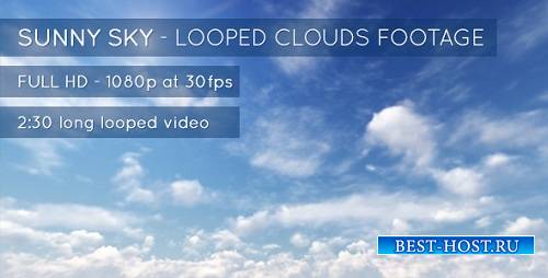 СОЛНЕЧНОЕ небо и облака - футажи (VideoHive)
