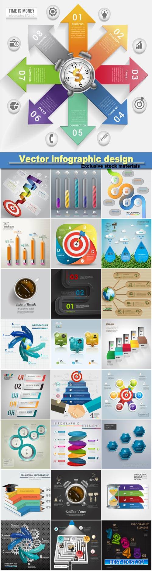 Vector infographic design and elelment