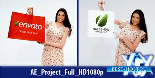 Shopping Girl - Project for After Effects (Videohive)