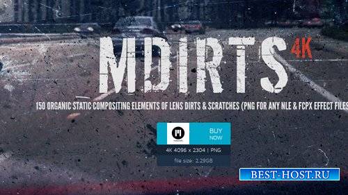 mDirts - 4K Scratch and Dirt Elements