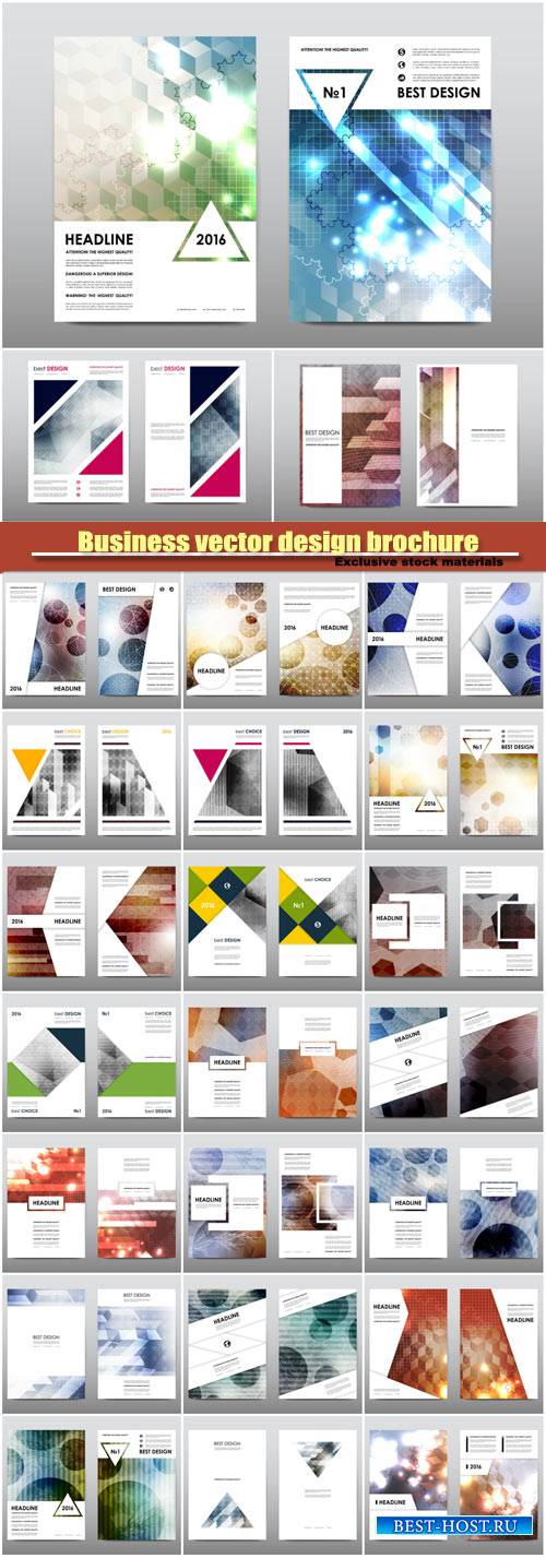 Business vector design brochure, flyer template, design card creative