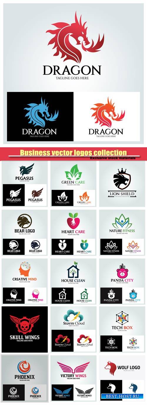 Business vector logos collection #15