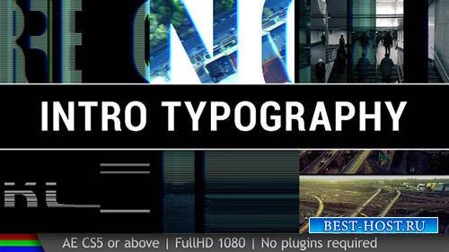 Интро Типографика - Project for After Effects (Videohive)