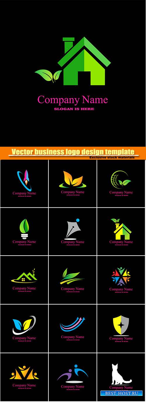 Vector business logo design template