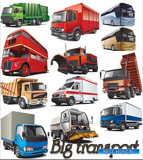 Big transport - Vector Stock