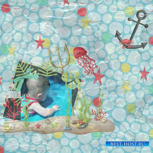 Детский скрап-набор - Океаническое сафари