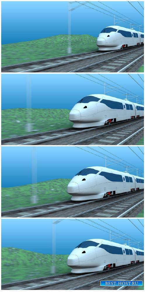 Video footage High speed rail