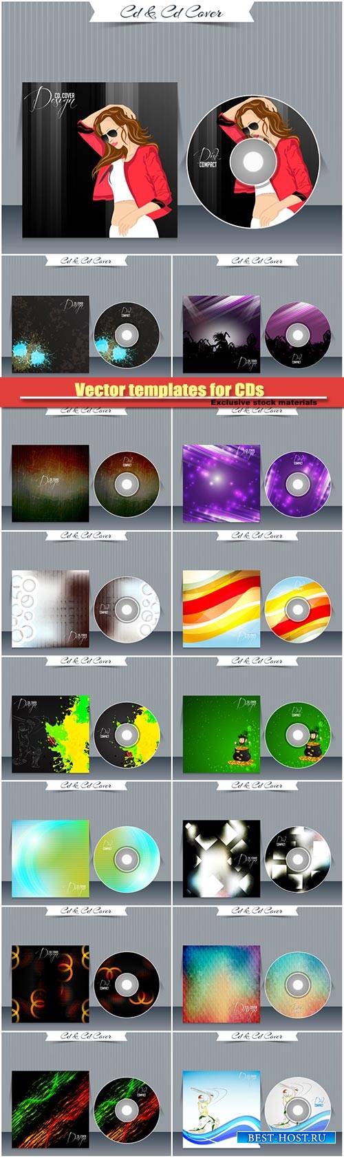Vector templates for CDs