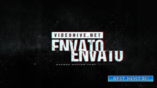Логотип Глюк, Гранж - Project for After Effects (Videohive)