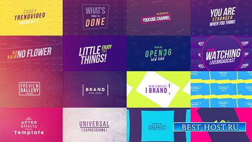 50 Креативных Названий - Project for After Effects (Videohive)