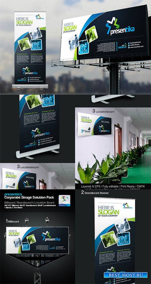 Corporate Signage Solution Pack