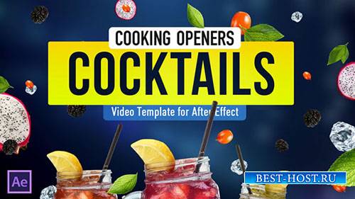 Cooking Design Pack - коктейли - Project for After Effects (Videohive)