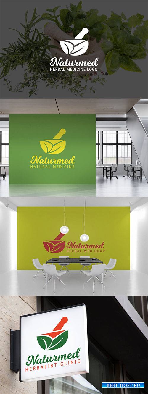 Naturmed : Herbal Medicine or Pharmacy Logo