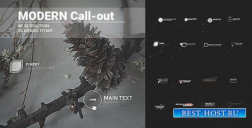Современные Call-Outs 19600715 - Project for After Effects (Videohive)
