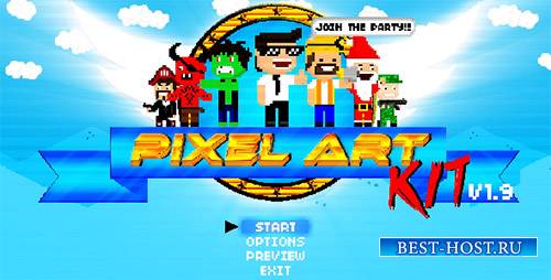 Pixel Art Kit V1.9 - Project for After Effects (Videohive)