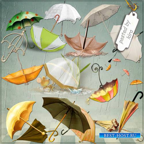Клипарт - Зонты на любую погоду