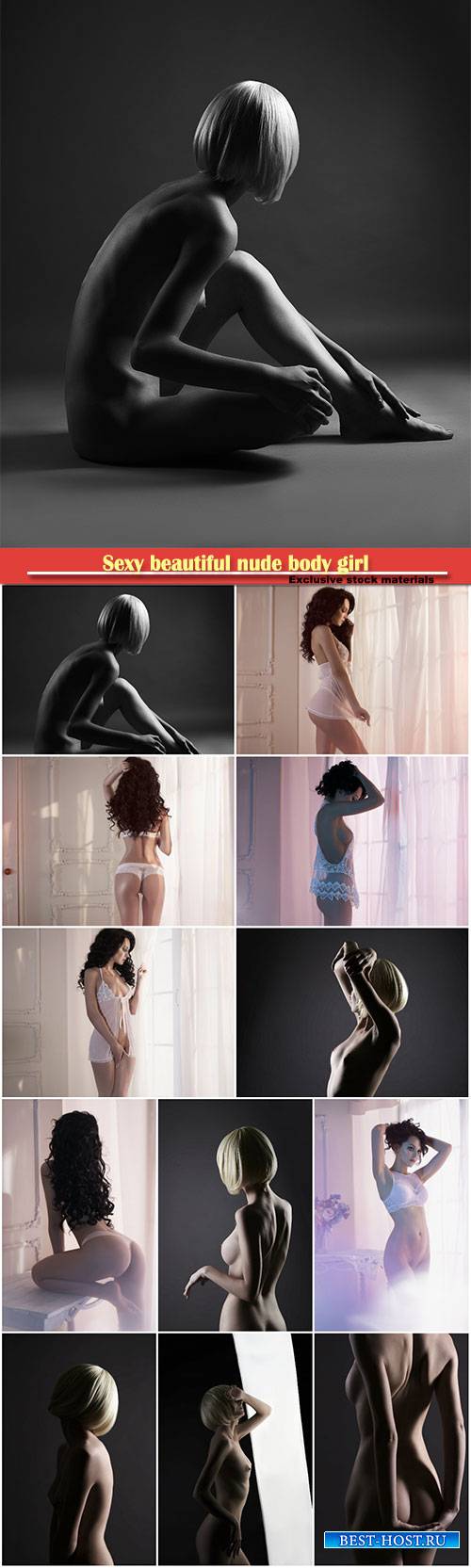 Sexy beautiful nude body girl