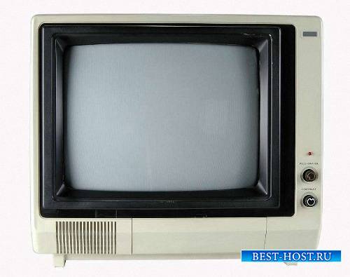 Необходимый набор клипартов на прозрачном фоне - Старые телевизоры