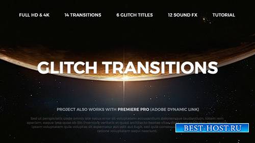 Переходы с глюком - Project for After Effects (Videohive)