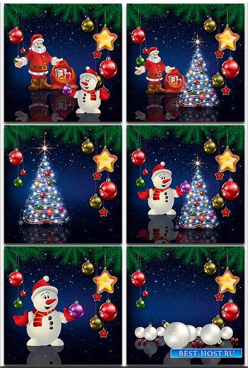 Новогодние фоны-Новогодние композиции.9 часть/Christmas backgrounds-Christmas composition.Part 9
