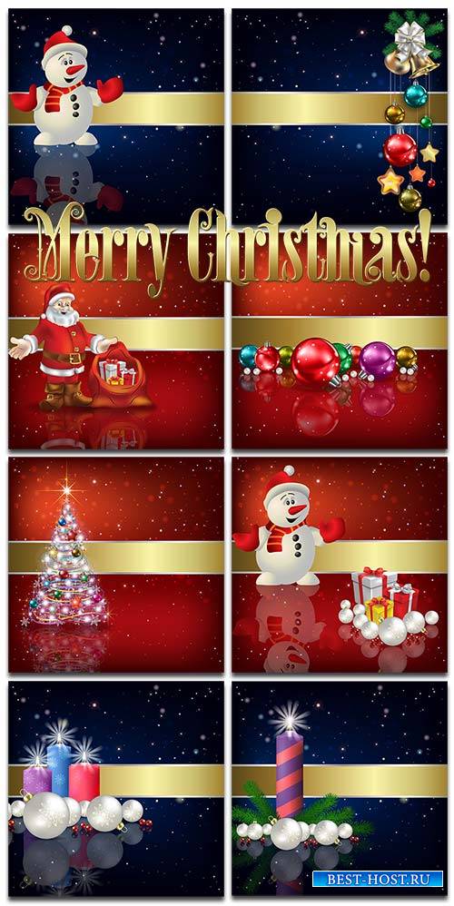 Новогодние фоны-Новогодние композиции.10 часть/Christmas backgrounds-Christ ...