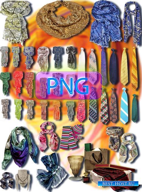 Фотошоп Png клип-арты - Шарфы, платки, галстуки