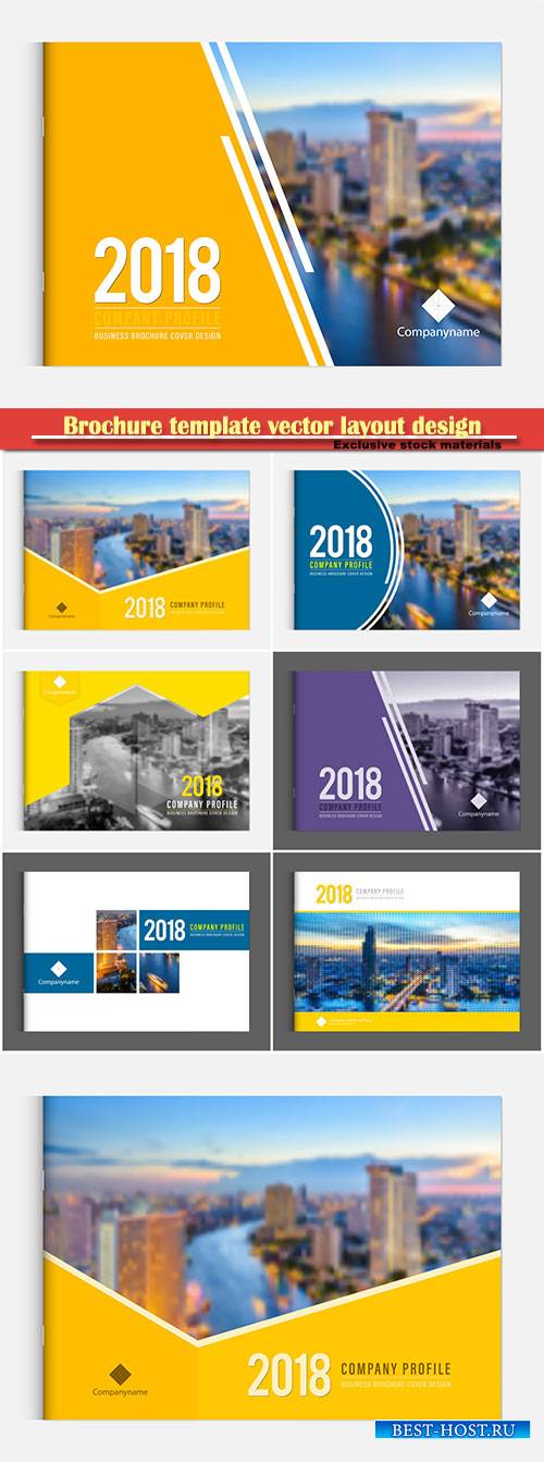 Brochure template vector layout design, corporate business annual report, magazine, flyer mockup # 160