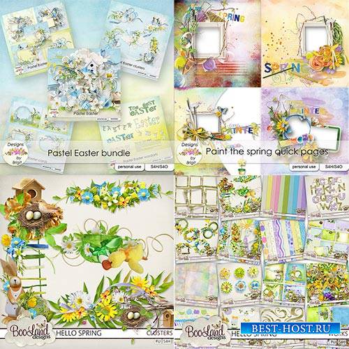 Scrap set - Hello Spring / Pastel Easter / Paint The Spring