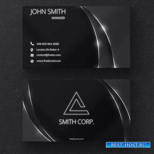 White ray - business card