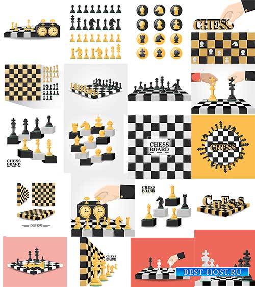 Шахматы - Векторный клипарт / Chess - Vector Graphics