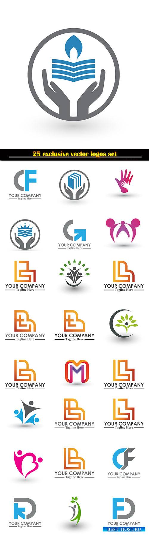 Logo business vector illustration template # 130