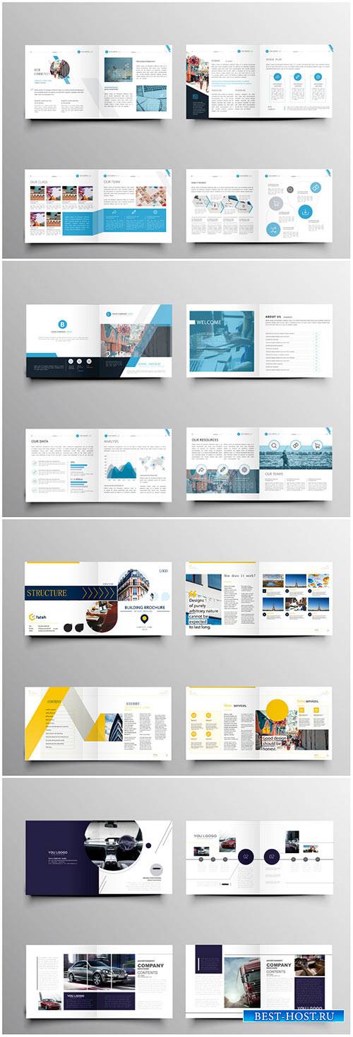 Brochure template vector layout design, corporate business annual report, magazine, flyer mockup # 237