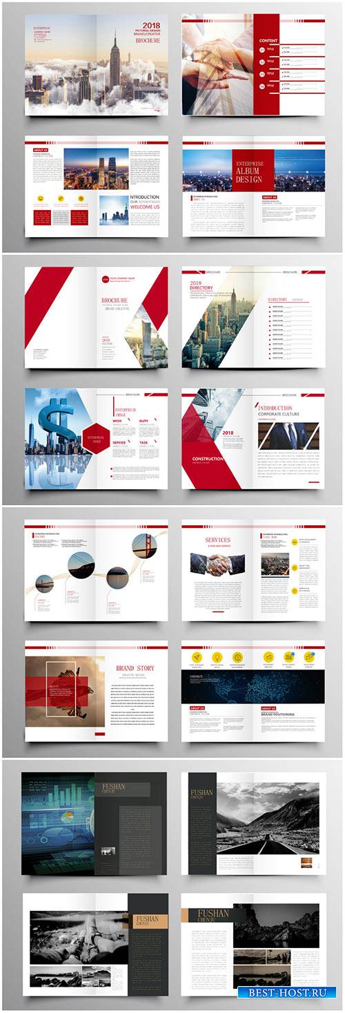 Brochure template vector layout design, corporate business annual report, magazine, flyer mockup # 240