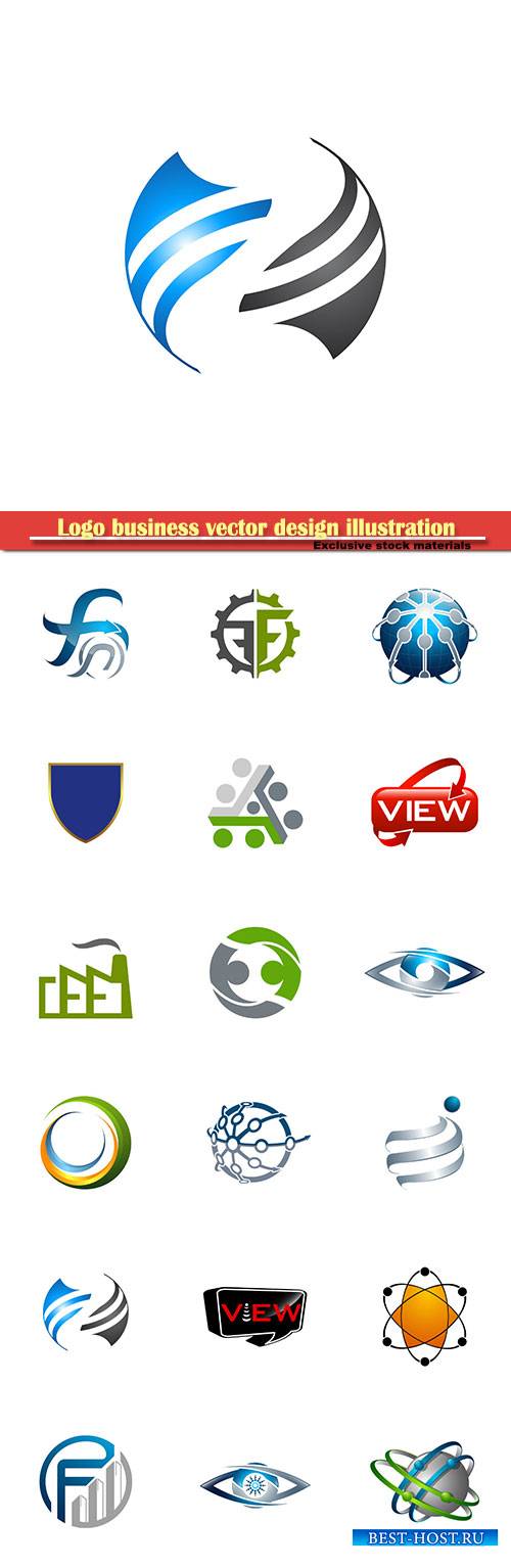 Logo business vector design illustration # 28