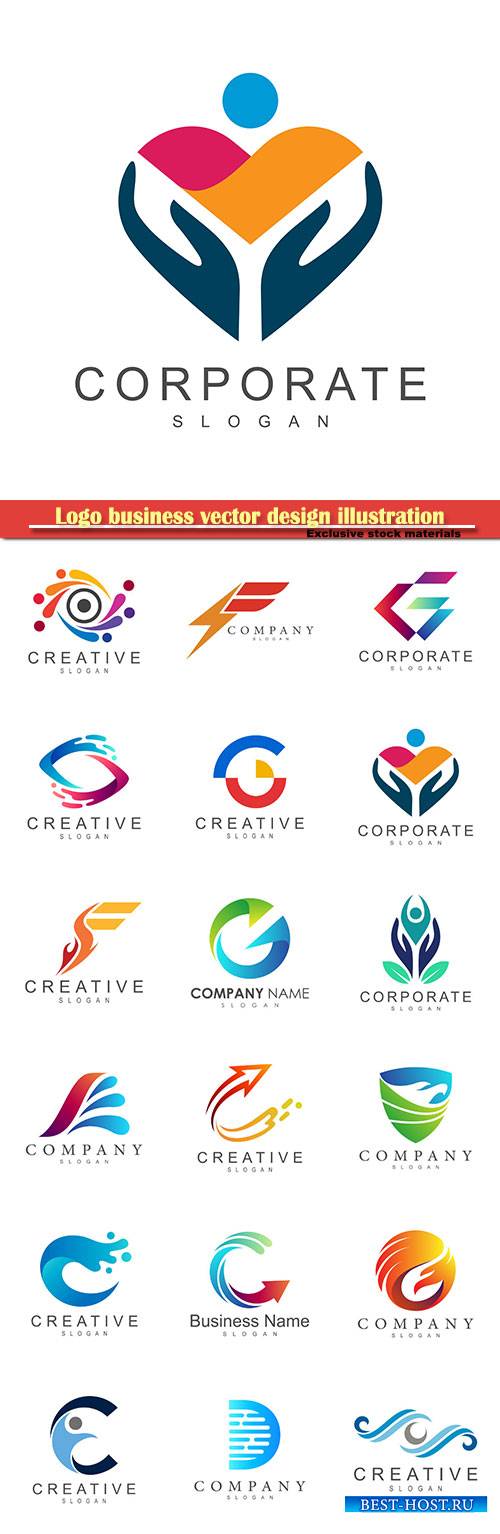 Logo business vector design illustration # 30