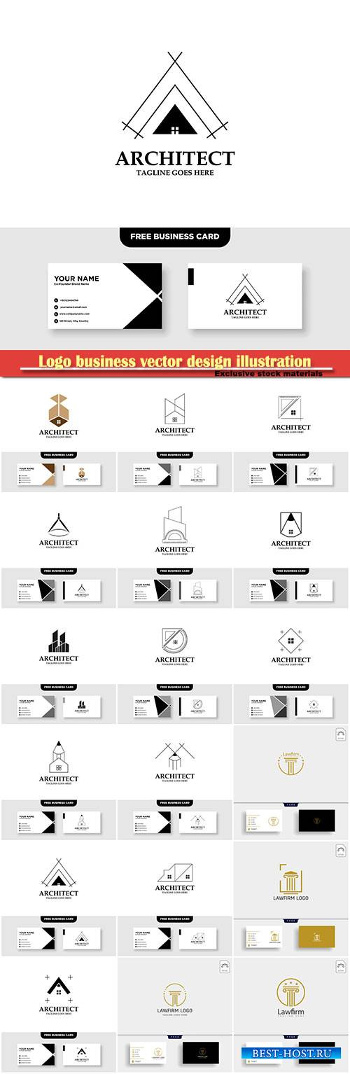 Logo business vector design illustration # 52