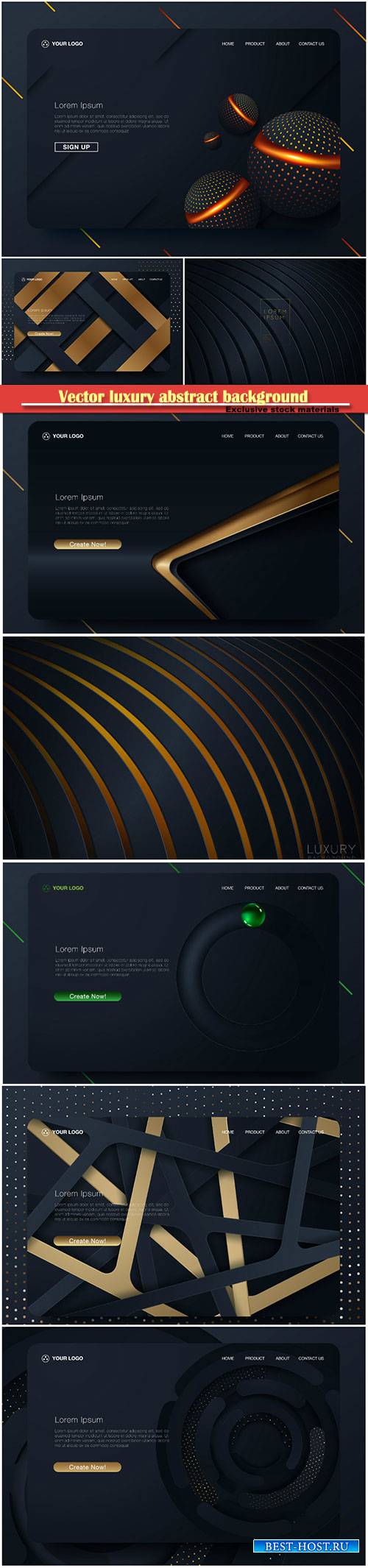 Vector luxury abstract background