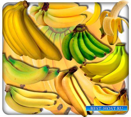 Клипарты для фотошопа - Африканские бананы