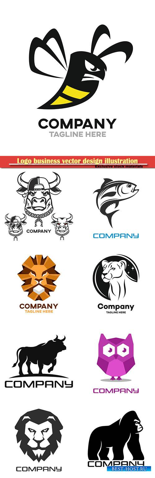 Logo business vector design illustration # 107