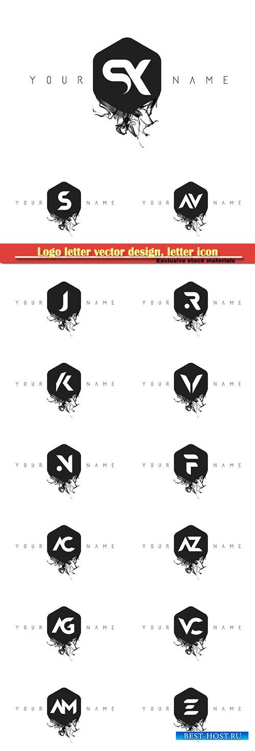 Logo letter vector design, letter icon # 3