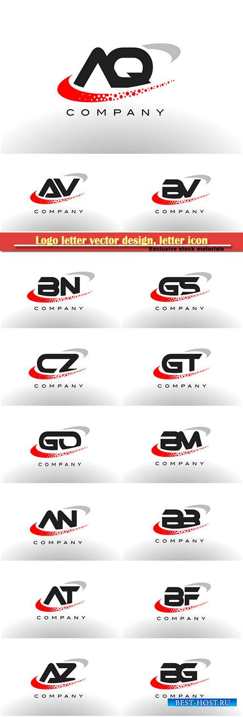 Logo letter vector design, letter icon # 2