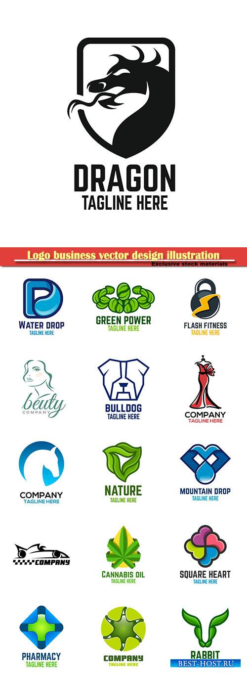 Logo business vector design illustration # 109