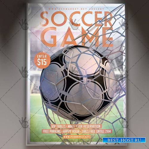 Soccer Flyer – PSD Template