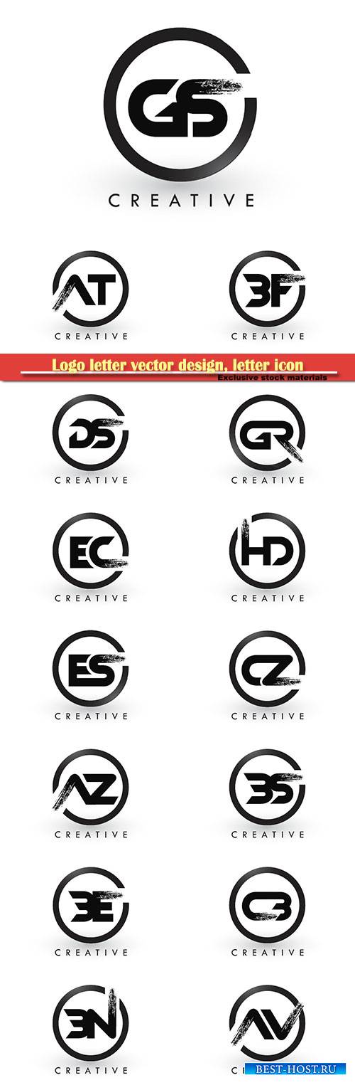 Logo letter vector design, letter icon # 20